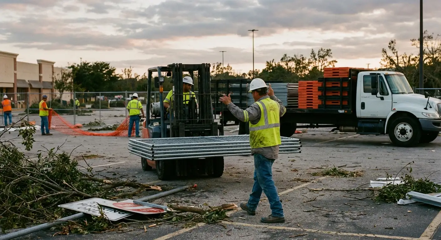 Emergency fencing deployment in Vineland, NJ