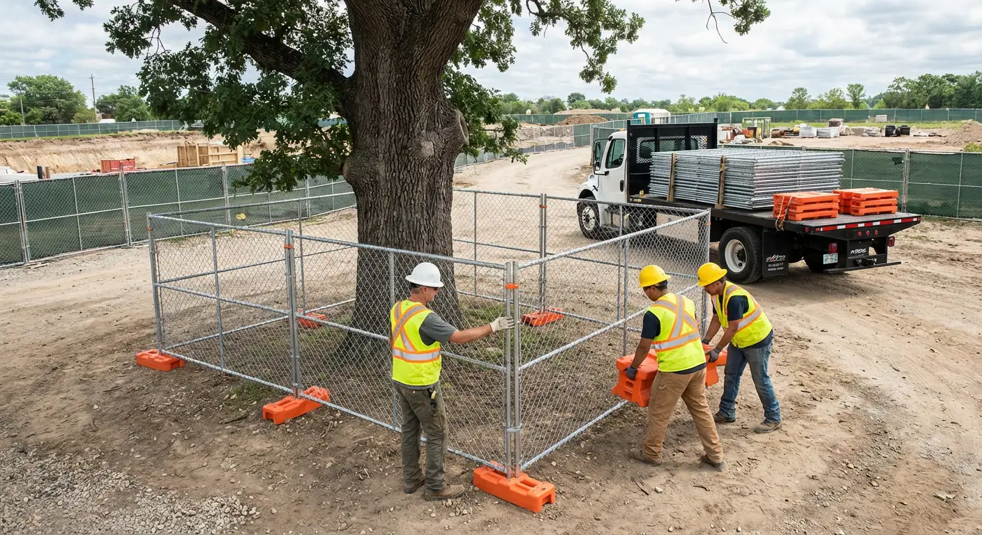 Temporary gate rental and secure perimeter fencing in Vineland, NJ