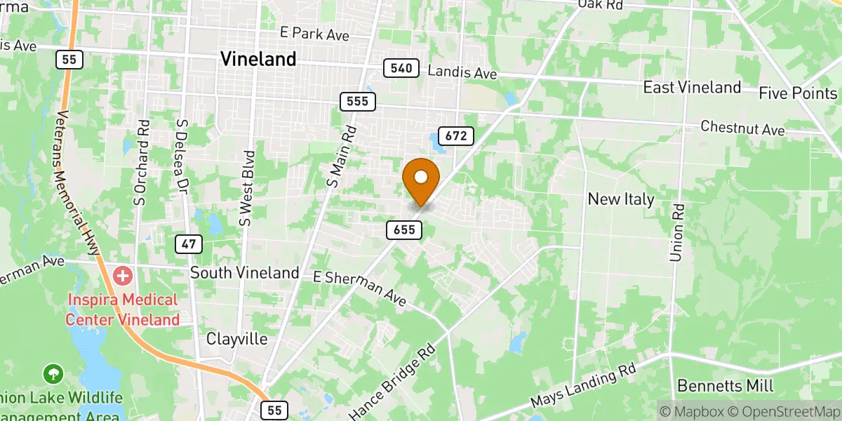  neighborhood map in Vineland, NJ