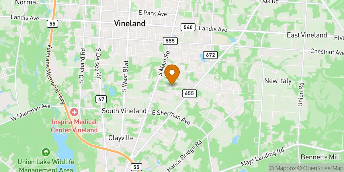  neighborhood map in Vineland, NJ